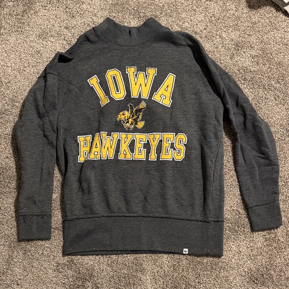 Iowa Hawkeyes Black Sweater
